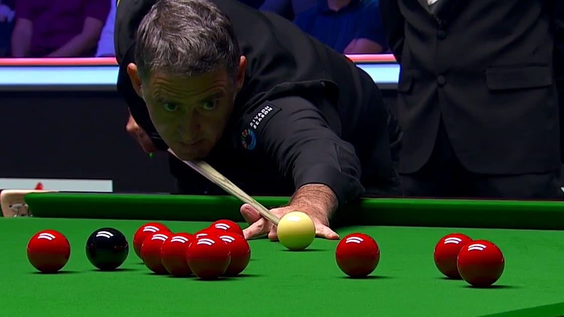 Ronnie O’Sullivan ottelutilanteessa